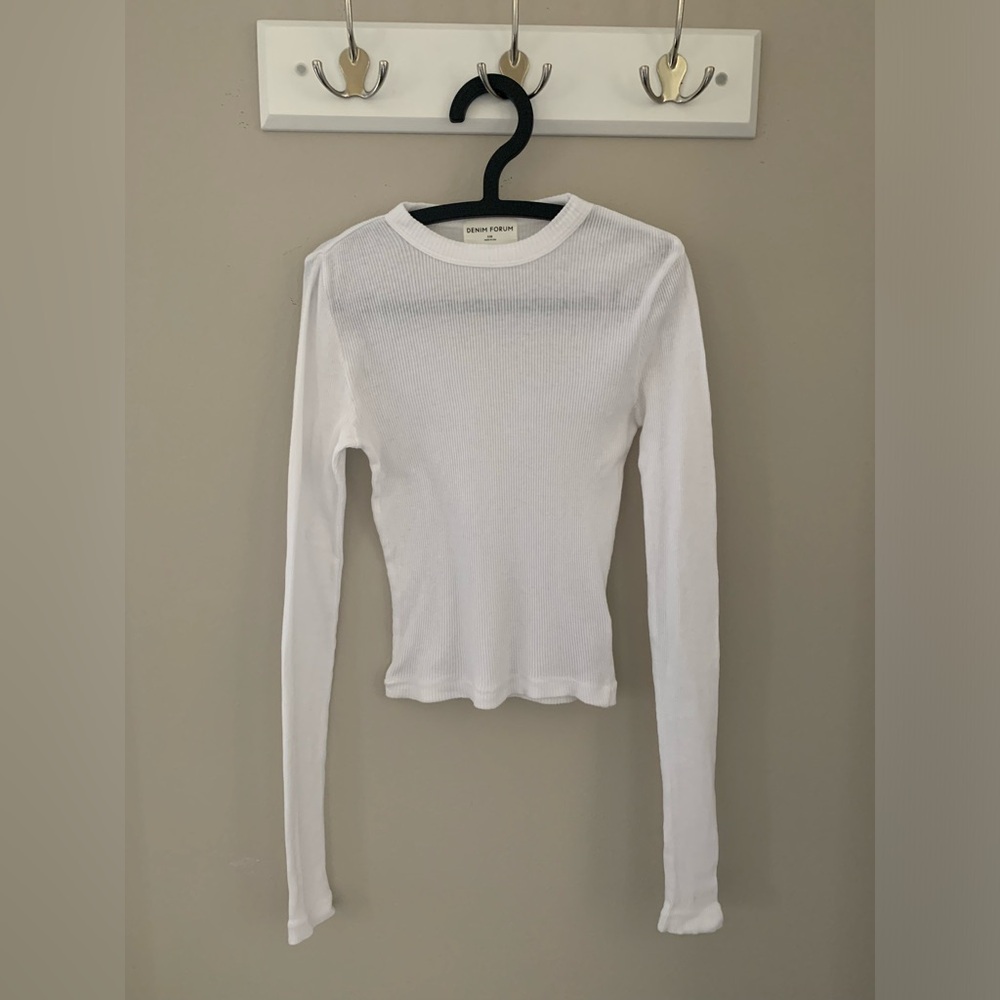Aritzia denim forum the Morris long sleeves top XXS